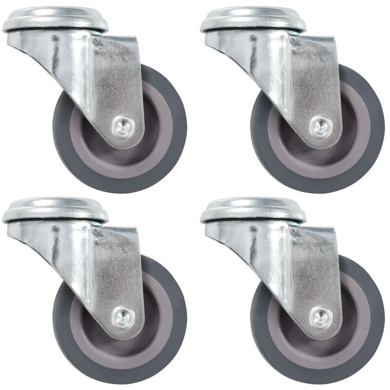 

Ruedas giratorias con agujero pasador 24 unidades 50 mm