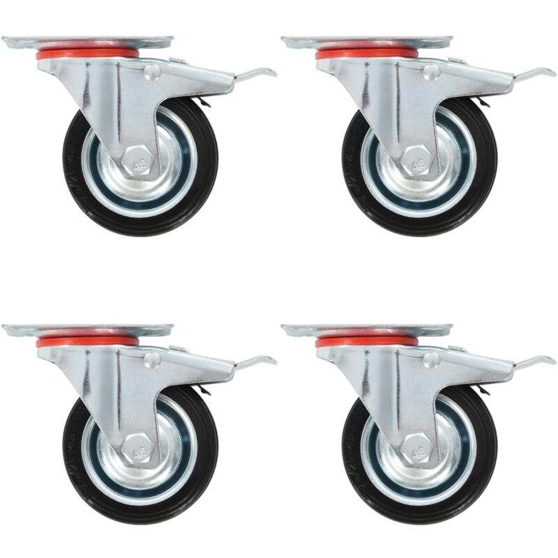 

vidaXL Ruedas giratorias 16 unidades 75 mm
