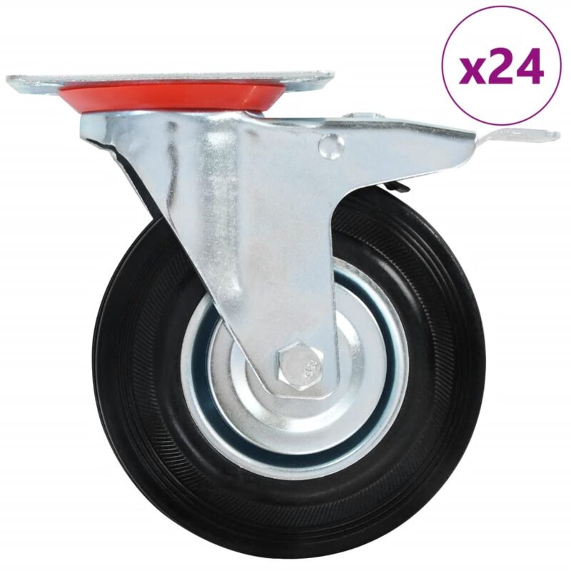 

Ruedas giratorias 24 unidades 125 mm - Vidaxl