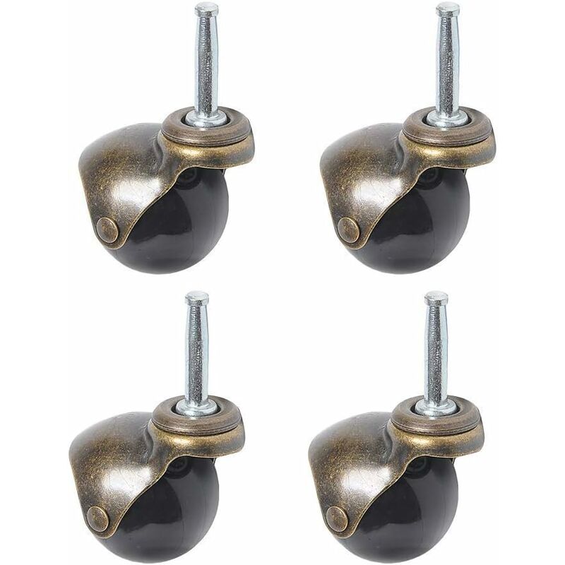 Ruedas giratorias, ruedas giratorias de 360 ​​grados, placa superior con