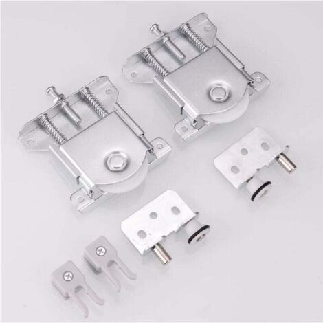 Ruedas KZQ para puertas corredizas de armario, ruedas de nailon, ruedas para armarios, paquete de 2, rodillos para puertas de muebles, para armarios, armarios.