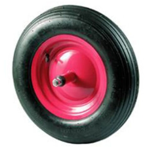 Ruedas para cochecito Vigor, perno largo de 21 cm, neumática