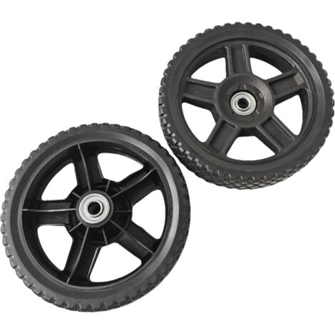 Ruedas para cortadora de césped de 8 pulgadas (aprox. 20,3 cm) Ruedas para cortadora de empuje (juego de 2) Kit de ruedas