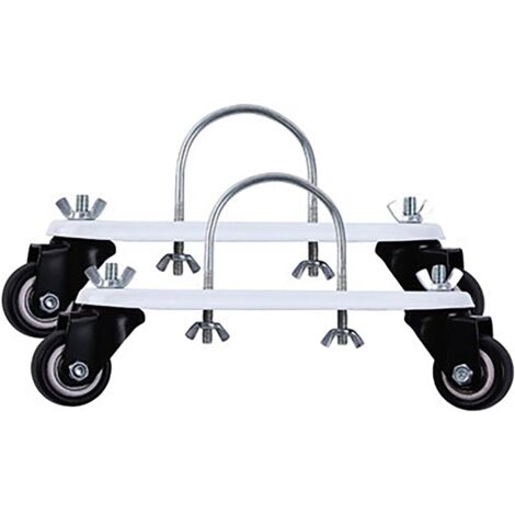 Ruedas para radiador rellenas de aceite, 2 piezas, calentador eléctrico móvil, base universal, fácil de instalar, ruedas para calentador rellenas de aceite con