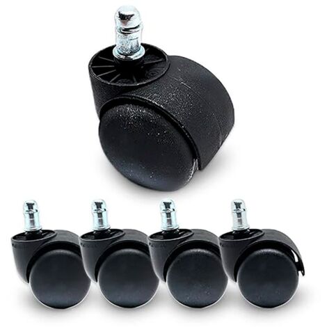 Ruedas silla gamer, 5 uds