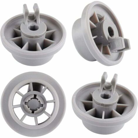 Ruedas universales para lavavajillas, ruedas para cesta inferior, juego completo de ruedas universales (165314), 4 piezas para cesta inferior de lavavajillas.