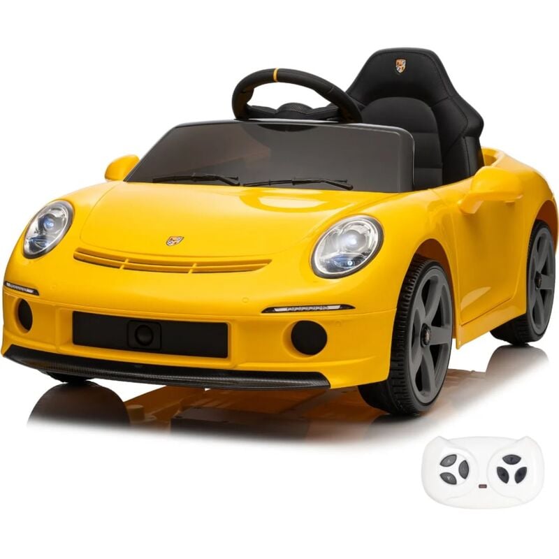 RUF GT - Voiture Électrique Pour Enfants 12V - 1 à 5 ans - Jaune