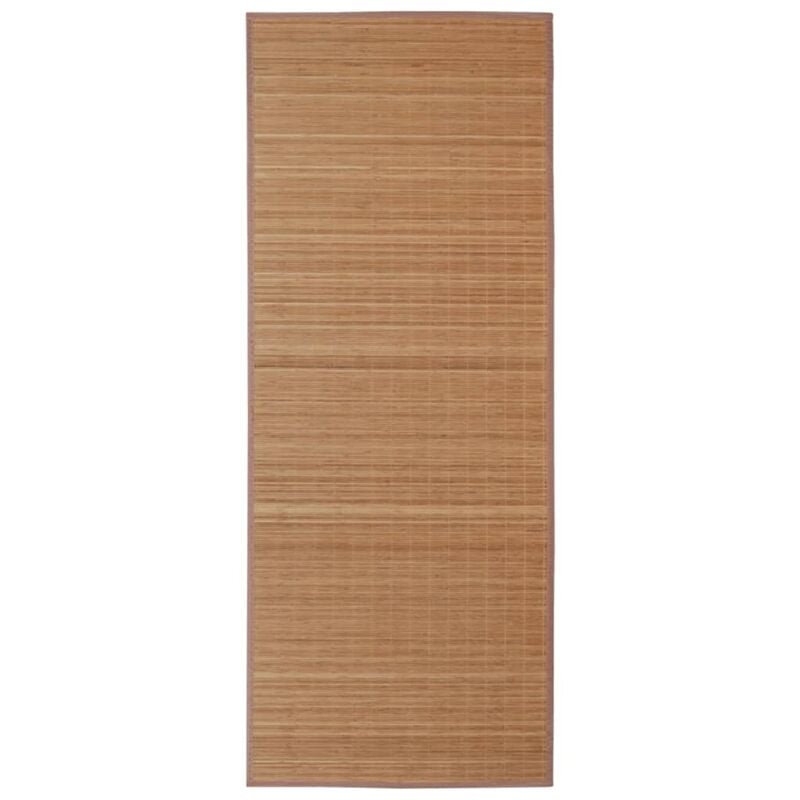 Rug Bamboo 160x230 cm Brown - Brown - Vidaxl