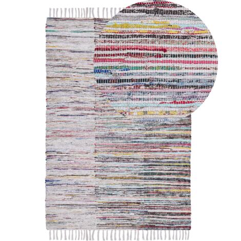 Rug MERSIN Multicolour 140 x 200 cm Cotton