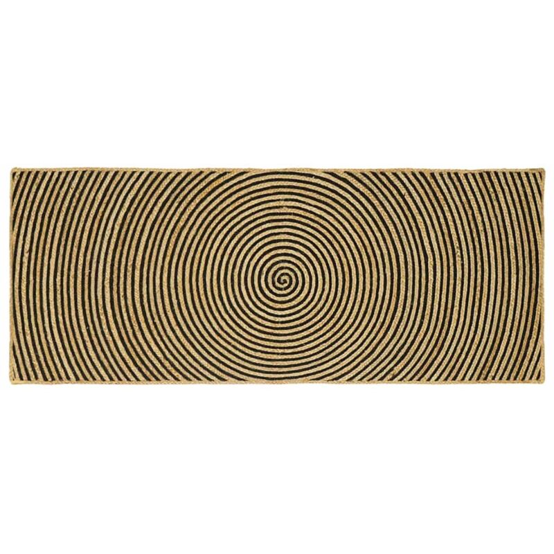 Area Rugs Black 80 X 200 Cm Jute Vidaxl