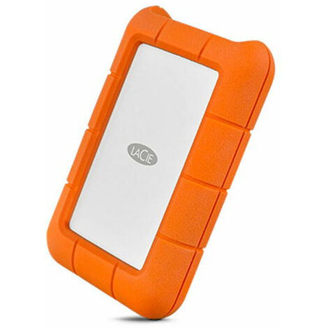 Rugged USB-C disco duro externo 4000 GB Naranja, Plata