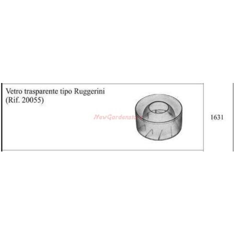 RUGGERINI verre transparent pour tracteur marcheur 1631