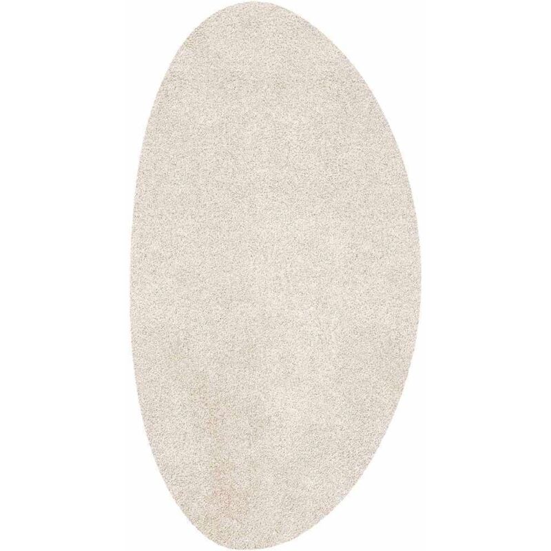 Rug Folding Beige 100 X 200 Cm Polyester Vidaxl