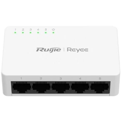 Ruijie Unmanaged Switch 5xGb RJ45 Plastic Case