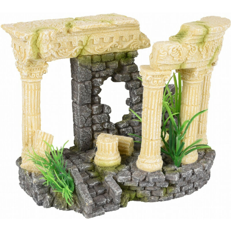 Ruine colossos colonnes. 21 x 11 x 15 cm. Décoration aquarium. - Flamingo