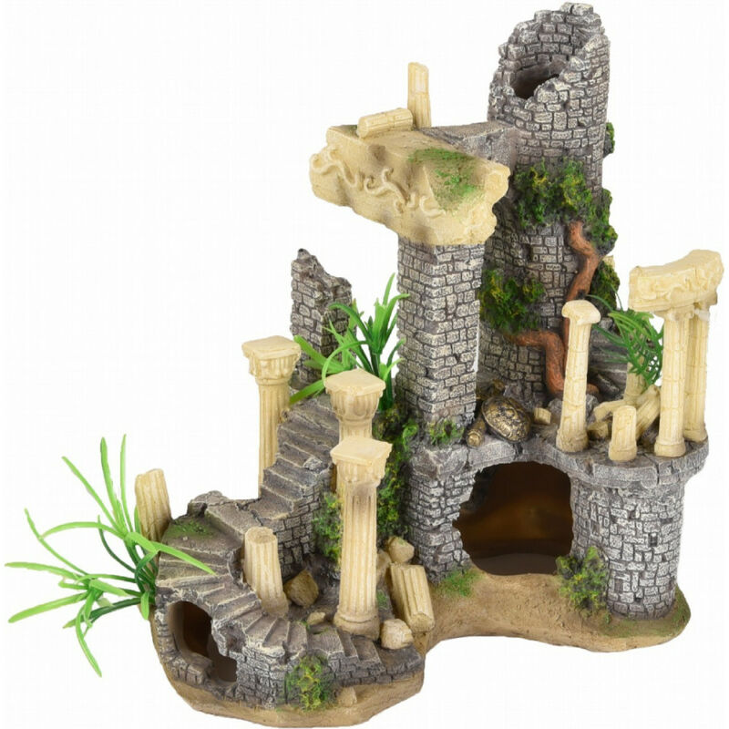 

Columnas colosales de la ruina. 21 x 13 x 21 cm. Decoración de acuario.