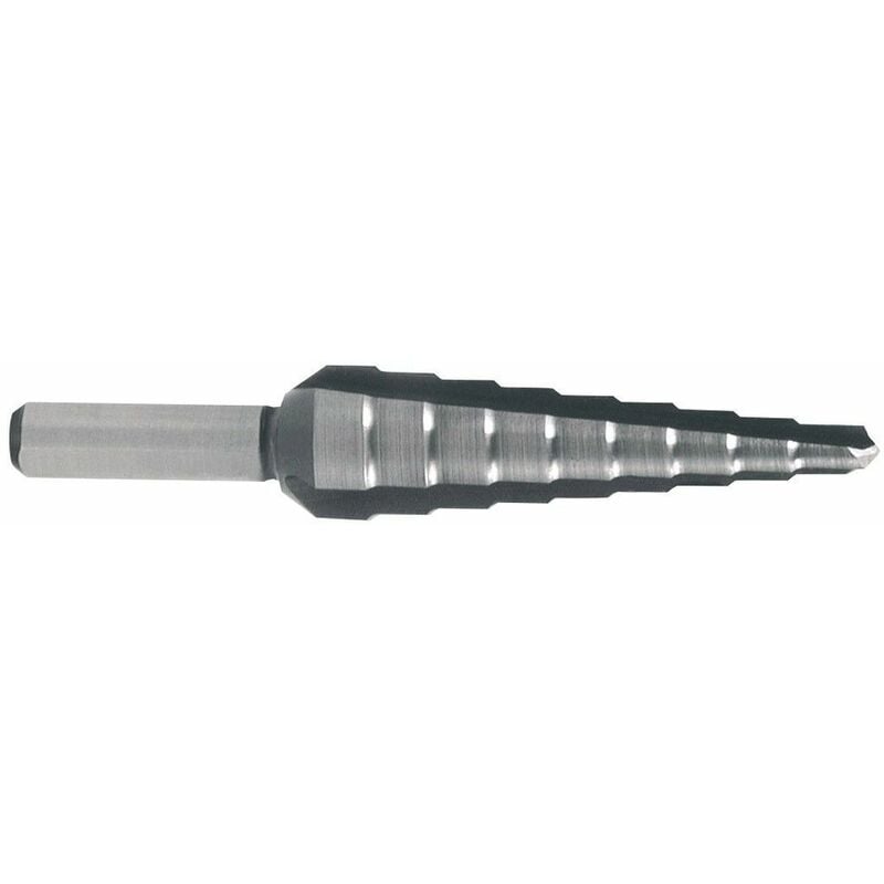 

RUKO 101351 - Broca escalonada HSS - 3 canales de salida Ø 4,0-20,0 mm (9 pasos)