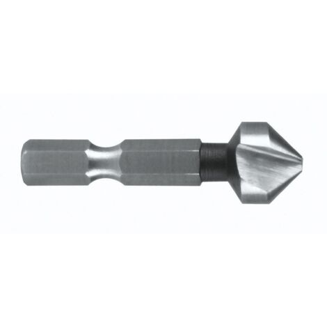 RUKO 102315 - Avellanador cónico, DIN 335 forma C 90º, HSS. Mango hexagonal 1/4. (10,4 mm)