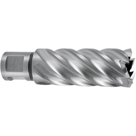 RUKO 108550E - Foret à carotter HSSE-Co 5 avec queue Weldon (3/4) rectifié CBN profondeur de coupe 55 mm (Ø 50,0 mm)