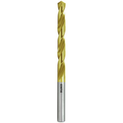 RUKO 10x Foret spiralé DIN 338 Type N HSS-G TiN Ø 0,3 mm - 250003T
