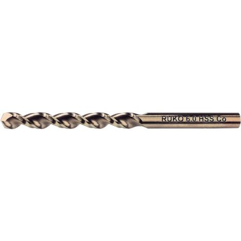RUKO 10x Foret spiralé DIN 338 UTL 3000 HSSE-Co 5 Ø 7 mm - 229070