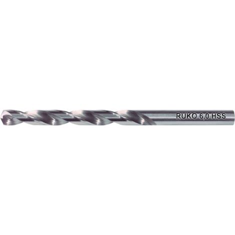 RUKO 10x Spiralbohrer DIN 338 Typ N HSS-G Ø 1,3 mm - 214013