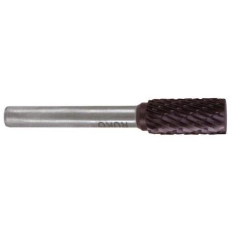 RUKO 116010TC - Fresas metal duro TiCN forma A - ZYA Cil�ndrica sin dentado frontal (� 6 mm)