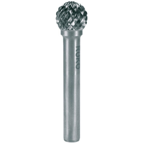 RUKO 116052 Frässtift Hartmetall Kugel 3 mm Länge 38 mm Schaftdurchmesser 3 mm