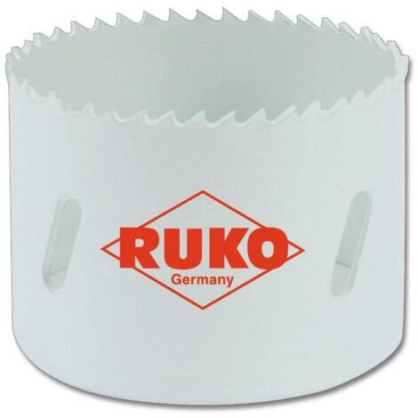 RUKO 126028 - Corona perforadora HSS Co 8 bimetal, dentado fino (28 mm)