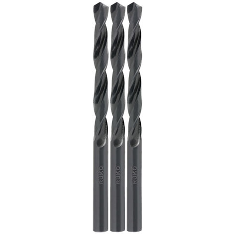 RUKO 206017 HSS Metall-Spiralbohrer  1.7 mm  rollgewalzt DIN 338 Zylinderschaft 3 St.