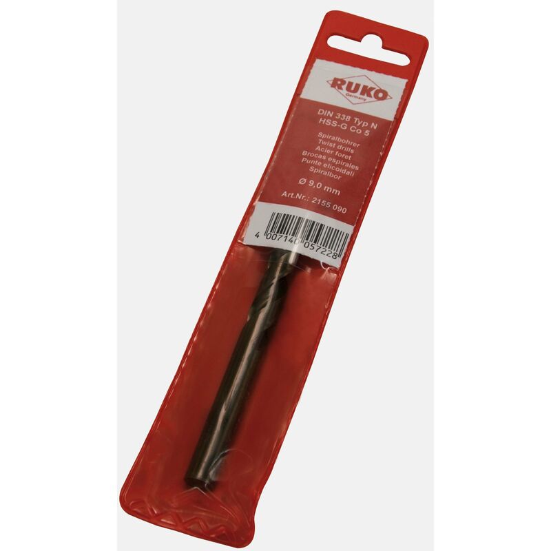 

2144110S - BROCA HELICOIDAL DIN 338 TIPO N HSS-G VAPORIZADA NEGRA (Ø 11 MM) - Ruko