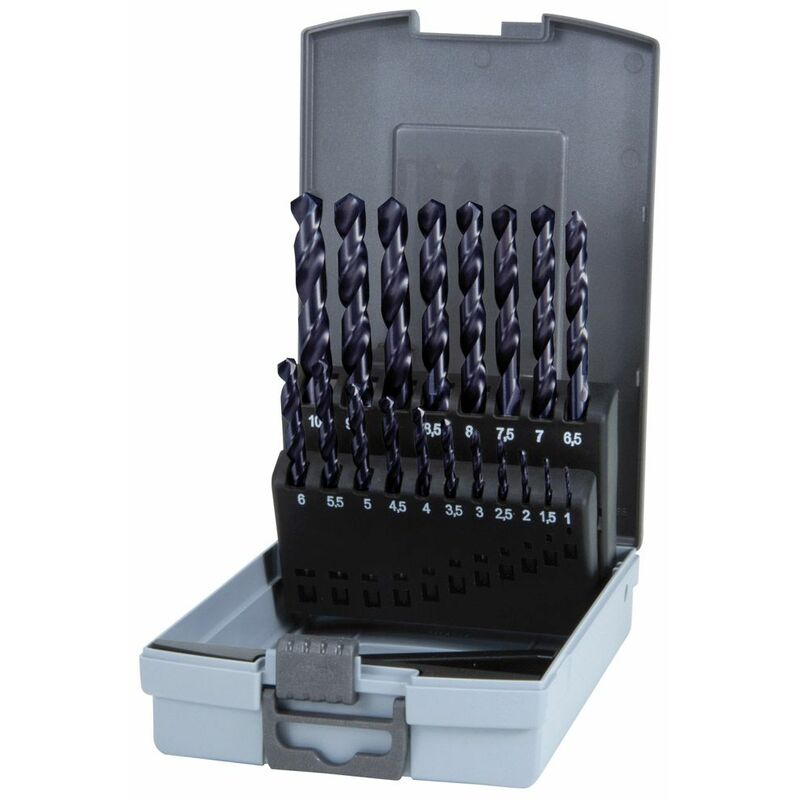 

RUKO 215215FRO - Juegos de brocas helicoidales DIN 338 tipo VA HSSE-Co 5 - 25 piezas