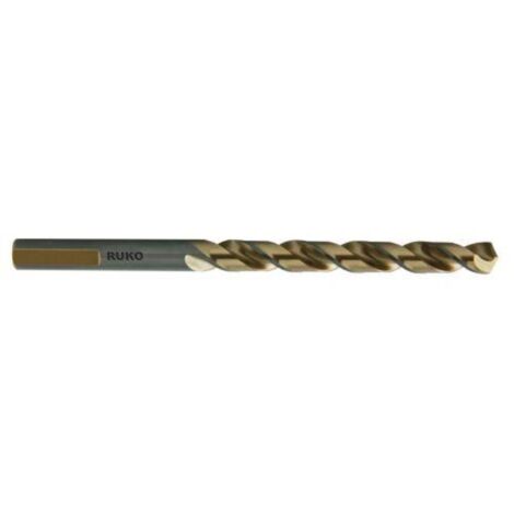RUKO 228050 PACK DE 10 BROCAS HELICOIDALES DIN 338 TIPO UNI HSSE-CO 5 (Ø 5 MM)