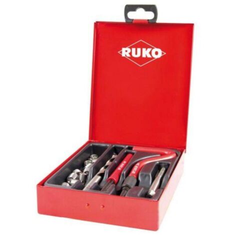 RUKO 244202 JUEGO DE 18 PIEZAS PARA REPARACIÓN DE ROSCAS M5 PROCOIL