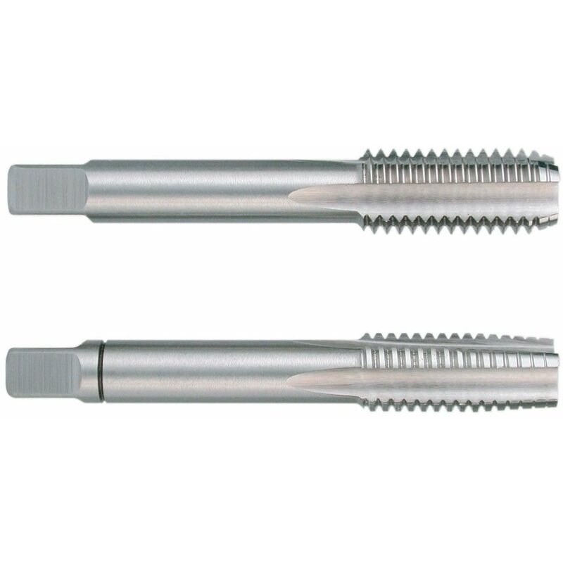 

246014UNF - JUEGO DE 2 MACHOS PARA ROSCAR A MANO UNF DIN 2181 HSS RECTIFICADOS CON ROSCA 1/4 - Ruko