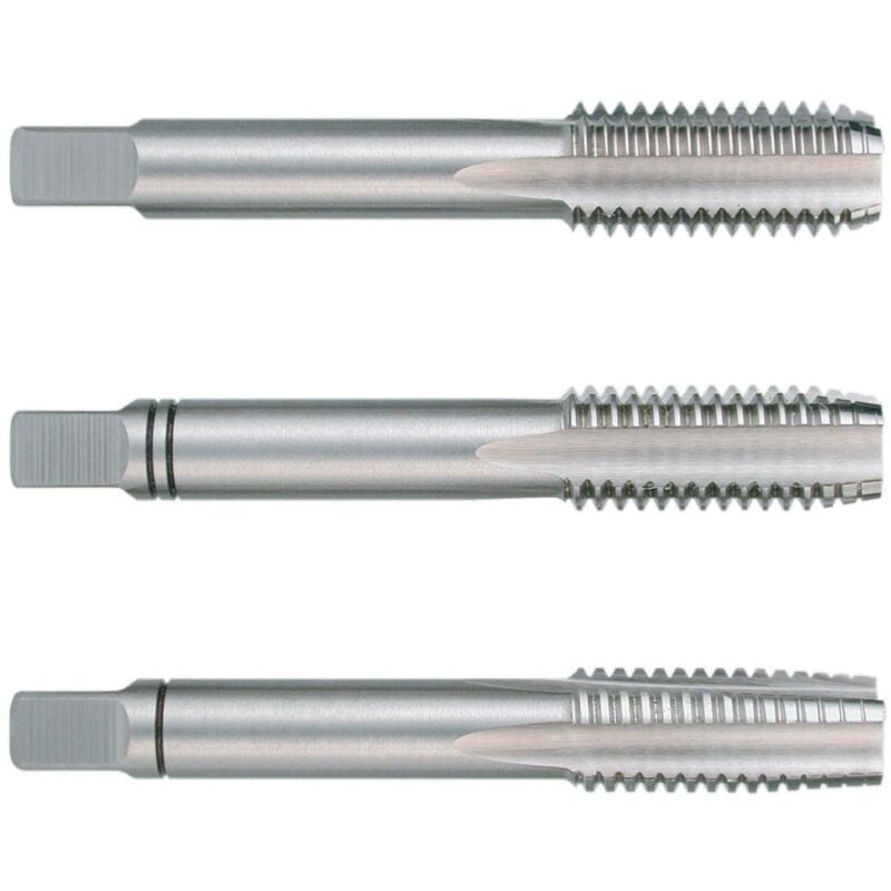 

246716 - Juego de 3 machos para roscar a mano BSW ~ DIN 352 HSS rectificados con rosca 7/16' - Ruko