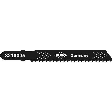 RUKO 3218005 PACK DE 5 SIERRAS DE CALAR HCS ACERO 77 MM (EQUIVALENCIA BOSCH T 119 B)