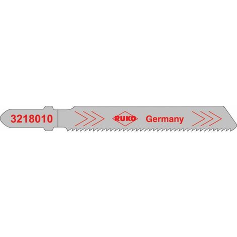 RUKO 3218010 PACK DE 5 SIERRAS DE CALAR HSS ACERO 77 MM (EQUIVALENCIA BOSCH T 118 A)