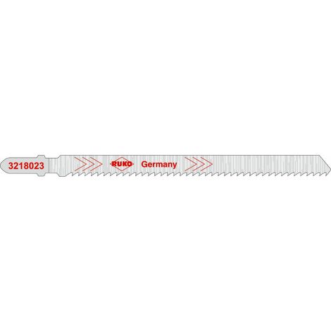 RUKO 3218023 PACK DE 5 SIERRAS DE CALAR HCS ACERO 117 MM (EQUIVALENCIA BOSCH T 301 D)