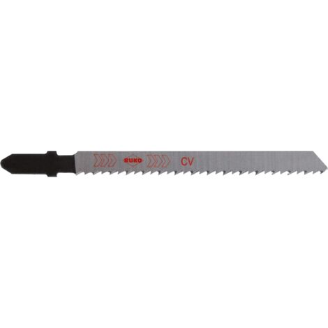 RUKO 5x lame de scie sauteuse 8001 HCS rectifiée à blanc - 3218001