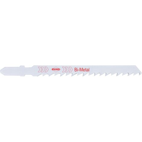 RUKO 5x lame de scie sauteuse 8021 HSS blanche affûtée - 3218021