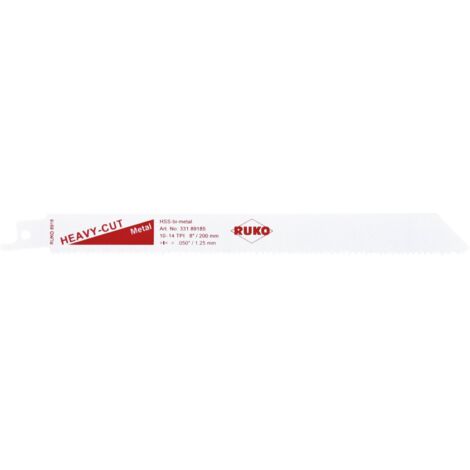 RUKO 5x Säbelsägeblatt 8918 HSS geschränkt gefräst - 33189185