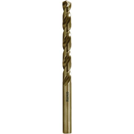 RUKO 5x Spiralbohrer DIN 338 Typ VA HSSE-Co 5 Ø 12,6 mm - 215126