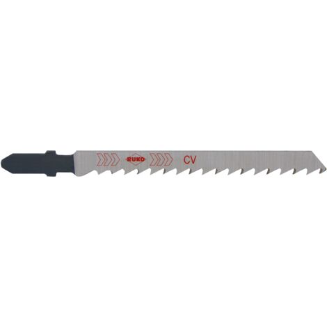 RUKO 5x Stichsägeblatt 8007 HCS blank geschliffen - 3218007