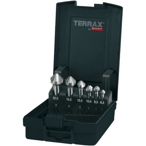 Ruko A102152RO Set di frese coniche in acciaio rapido 6 pezzi