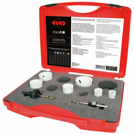 RUKO Bimetall-Lochsägen-Satz HSS Co 8 PK 1 Sanitär - 126301