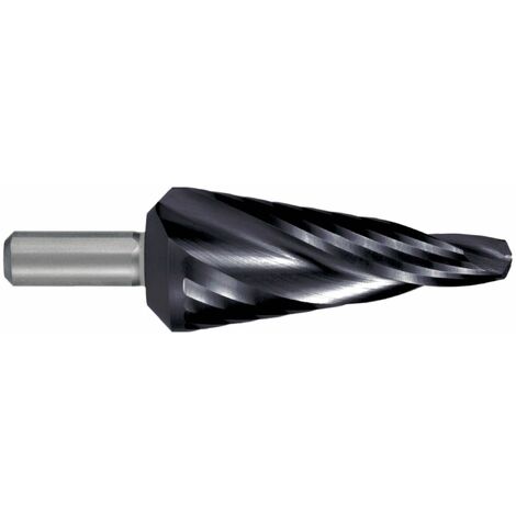 RUKO BROCA CÓNICA PARA CHAPA HSS-TIAIN CON CANALES EN ESPIRAL MEDIDAS (mm) 4.0-14.0 x 60
