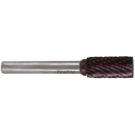 RUKO FRESAS METAL DURO TICN FORMA A - ZYA CILÍNDRICA CON DENTADO FRONTAL DIAMETRO (mm) 10