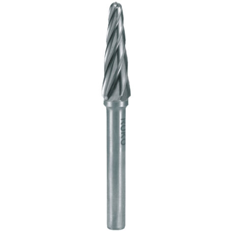 RUKO Hartmetall-Frässtift KEL Ø 10 mm Kopflänge 20 mm Schaft-Ø 6 mm Verzahnung Alu - 116235A