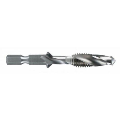 RUKO MACHO DE ROSCAR COMBINADO HSS PARA MÁQUINAS, RECTIFICADO MEDIDAS M 6 x 1